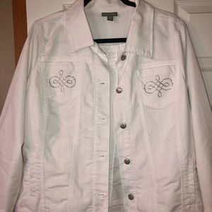 White Jean jacket